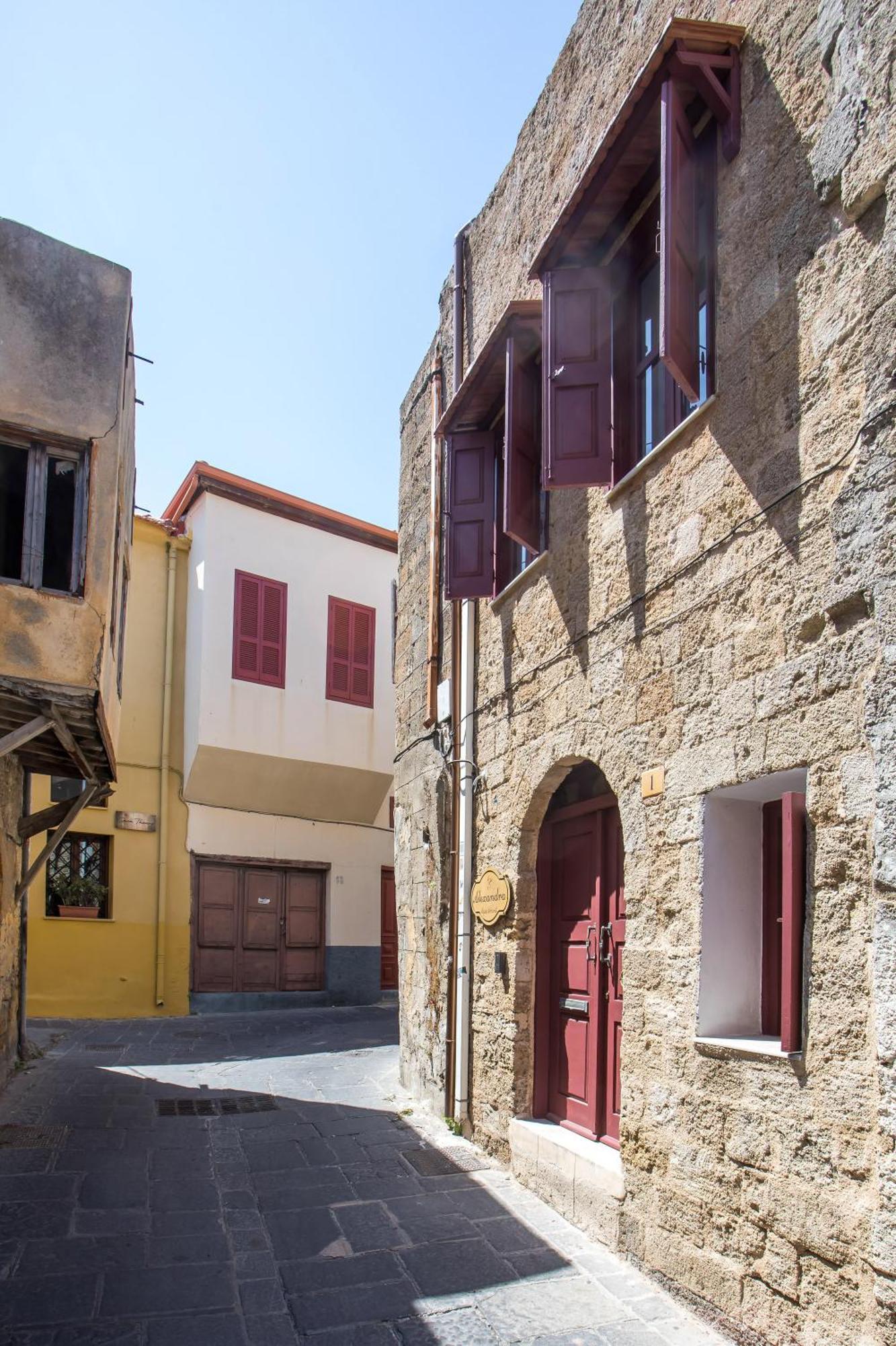 Alexandras Stone House Villa Rhodes City Eksteriør billede