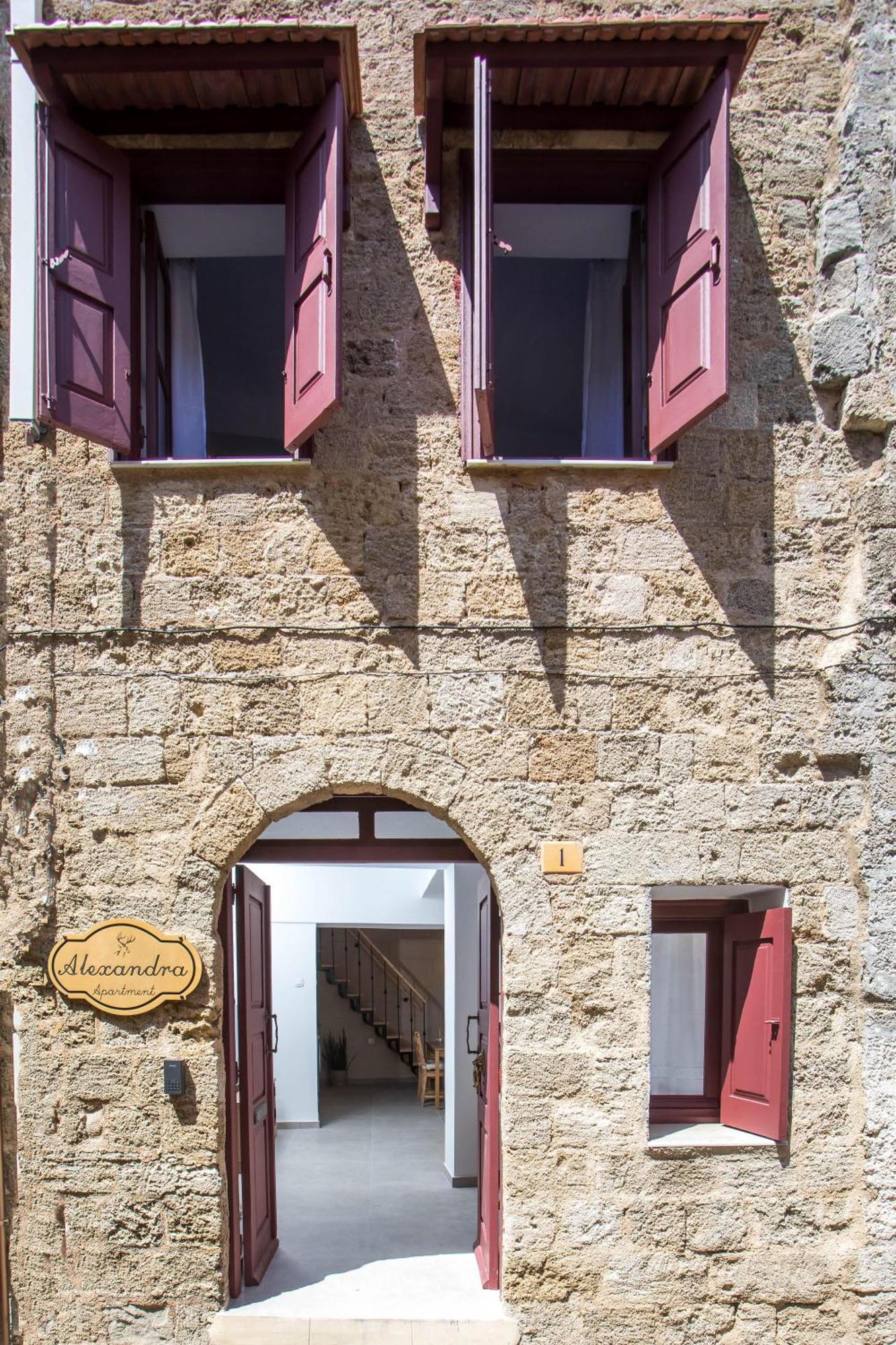 Alexandras Stone House Villa Rhodes City Eksteriør billede