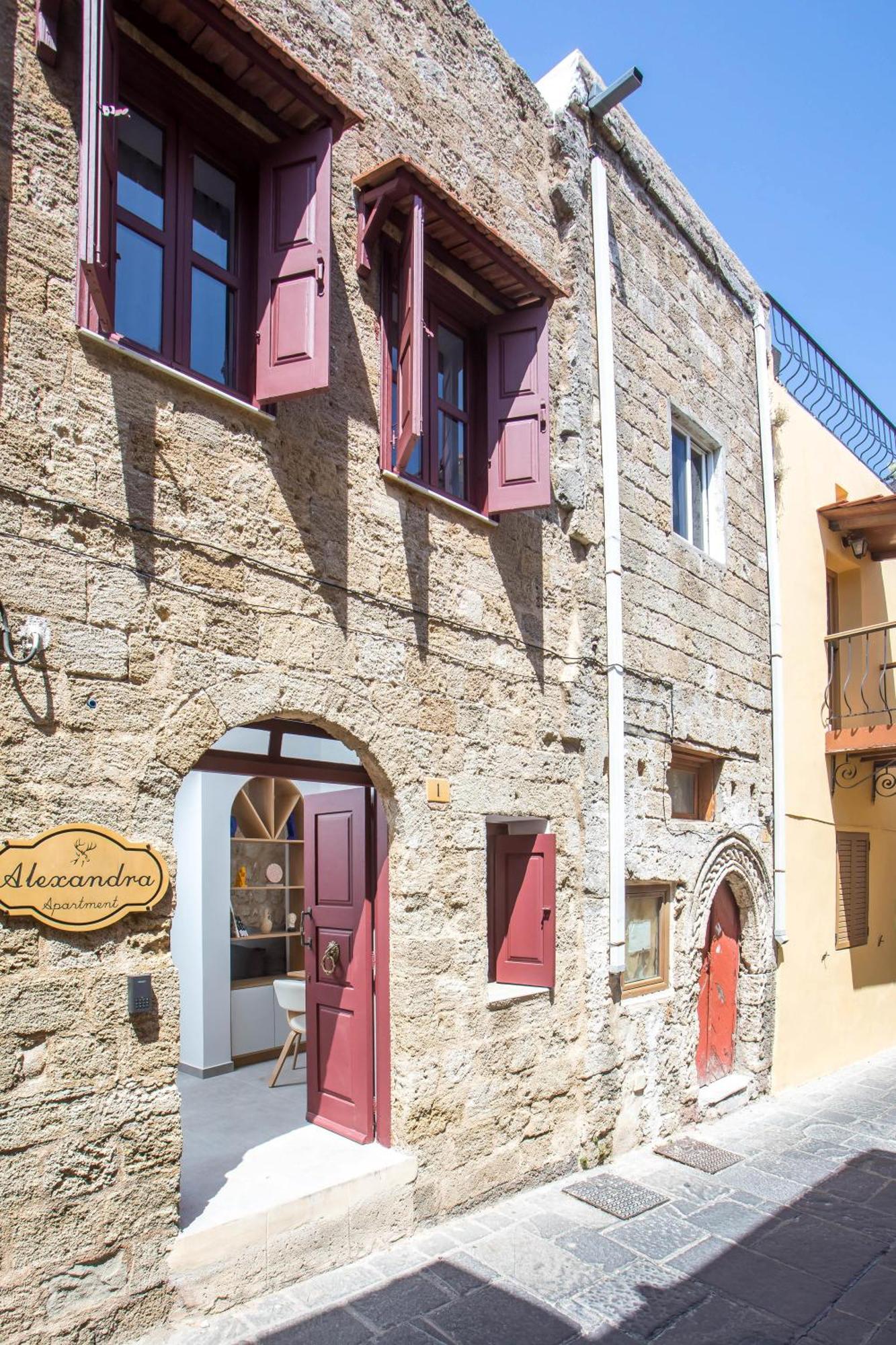 Alexandras Stone House Villa Rhodes City Eksteriør billede